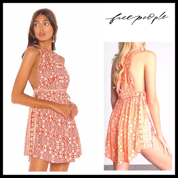 FREE PEOPLE BOHO FLOWY MINI TUNIC TANK DRESS A2C - Picture 14 of 16